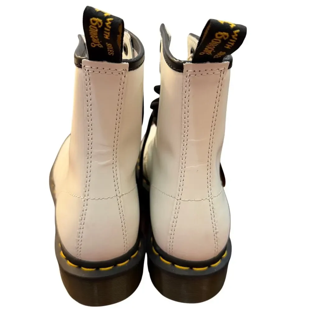New with tag Dr Martens AirWair smooth leather combat boots US 5 punk grunge Y2K